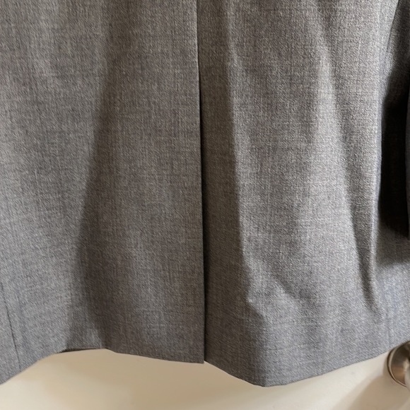 📸Bernhard Altmann Gray Men Suit Jacket Blazer Bronze Crescent Buttons 44 Long - Picture 11 of 17